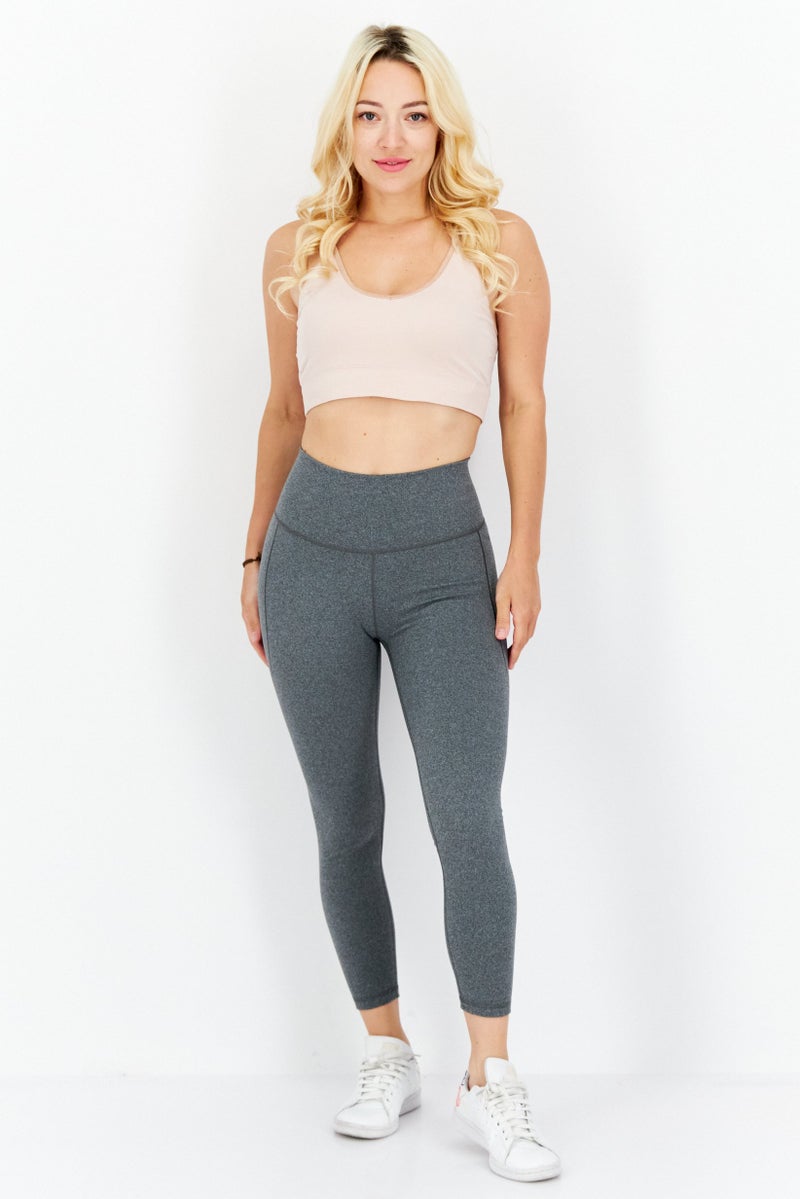 Adidas Women Tight Ft Training Leggings, Grey - Image 3