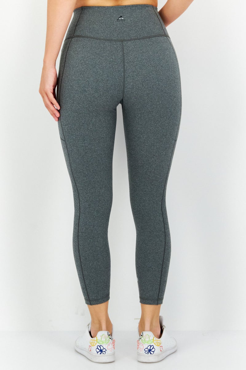 Adidas Women Tight Fit Training Leggings, Grey - Image 4
