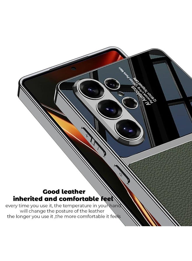 GKK Luxury Case for Samsung Galaxy S26 Ultra (2026) ,Polycarbonate and Leather Electroplated Ultra-Thin, Anti-Drop, All-Round Protection Phone Cover Support Wireless Charging with Pen Slot Design - Pen NOT Included - Image 3