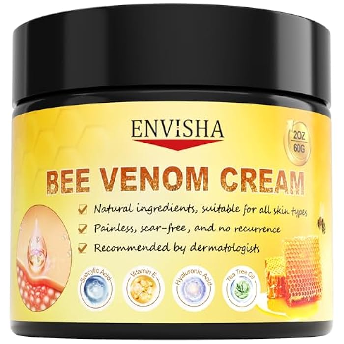 ENVISHA Bee Venom Cream, All-Body Skin Treatment, Natural Skin Moisturizer, New Bee Venom Skin Cream for All Types - Image 5