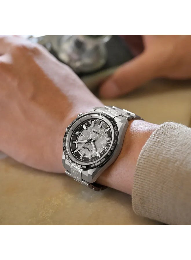 CITIZEN Limited Edition ATTESA Platinum Shine Eco-Drive Watch CB0284-66A, 40.6 mm Silver Dial, Super Titanium Case & Bracelet, 100 m WR - Image 2