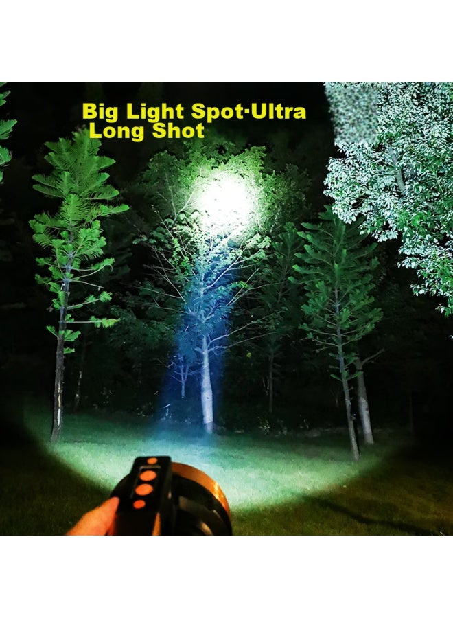 Thermarest Flashlight, High Brightness, Long Battery Life, Patrol Handheld Searchlight, Outdoor Long-range Rechargeable Illumination Lamp 9918 - Image 3