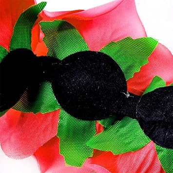 UPSTORE 1 Pcs Rose Flower Crown Floral Headbands Red Fake Rose Flower Crown Elastic Headband Hair Garland Wedding Headpieces Hair Accessories For Women Halloween Cosplay Costume Party - Image 5