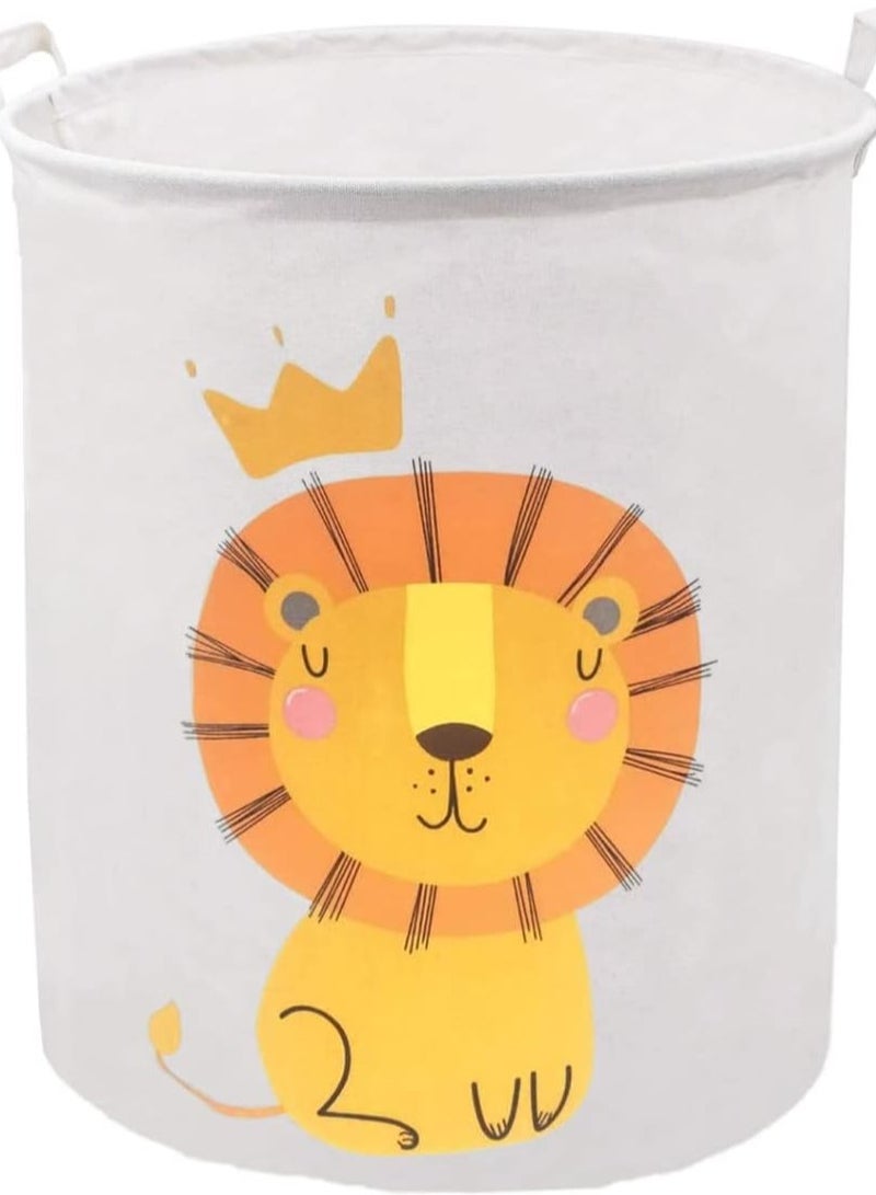 راكسوم سلة غسيل قابلة للطي، لون بيج، مقاومة للماء، قابلة للطي، مثالية لتنظيم الملابس والألعاب وغرفة النوم والمطبخ - Image 1