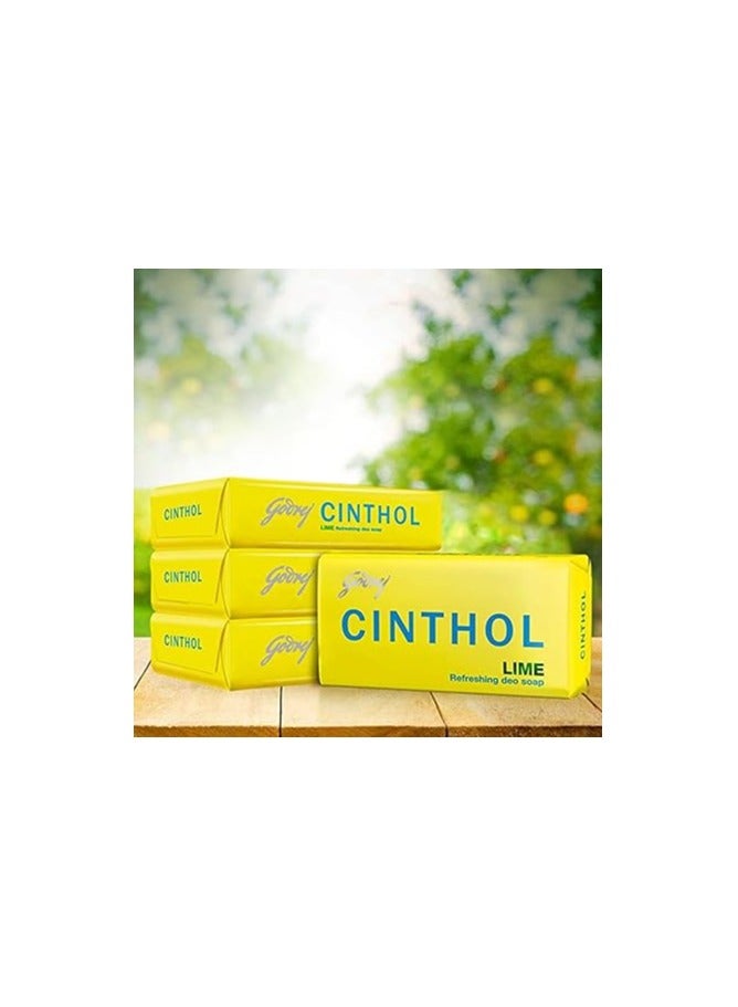 Cinthol Lime Soap Value Pack, 4 x 175 g (PACKAGING MAY VARY)