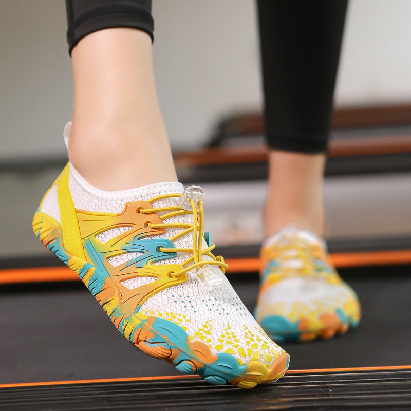 Cushioned Fitness Shoes for Yoga  Running CK313 yellow [new color more style]] 