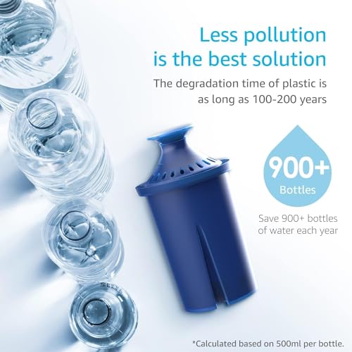 AquaCrest AQUA CREST Water Filter, Intended for Brita® Elite® Water Filter, Pitchers and Dispensers, Everyday, UltraMax, Metro+, XL and More, Lasts 6 Months, 2 Pack - Image 2
