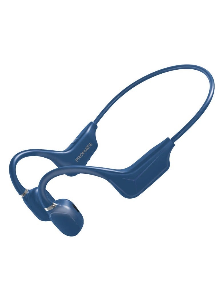 Promats Promate AudioConduct® Endurance Wireless Headphone – Bone Conduction Technology, Bluetooth v5.0, 8-Hour Playback, Open-Ear Design, Lightweight & Sweatproof – Black  - Image 1