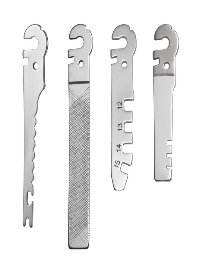 Roxon FT03 Build Your Own Multitool Accessory for Flex Multitool (Flat File, Fish Hook Remover & Scaler, Hook Sharpener Adjuster, Bicycle Spoke Wrench) Good for Fishing & Camping - Image 1