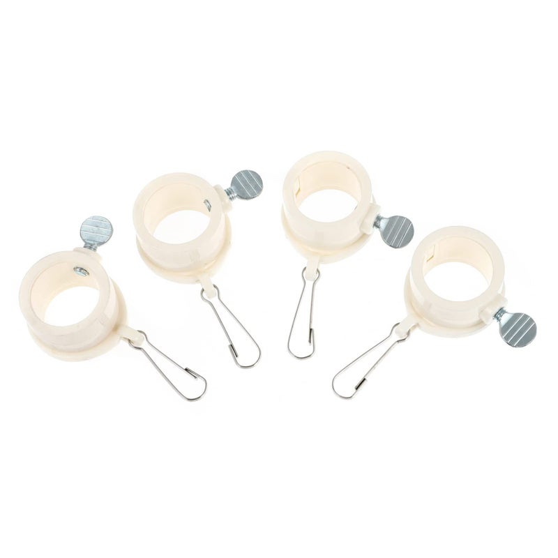 Metal Pole Rings for Flag Poles Rotating Fastener Easy Install 4 Pack - Image 2