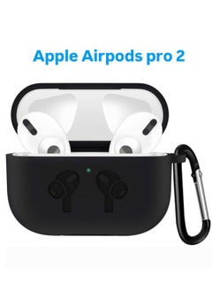 Generic Protective Case Cover for AirPods Pro 2 Black  - Image 1