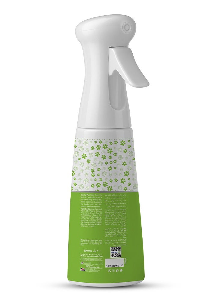DOCTERPET Doctor Pet Pet Mist Fluffy Touch Continuous Spray 100ML - Pet Friendly Grooming Spray - Long-Lasting Cologne for Cats & Dogs with Fresh Fragrance  - Image 2