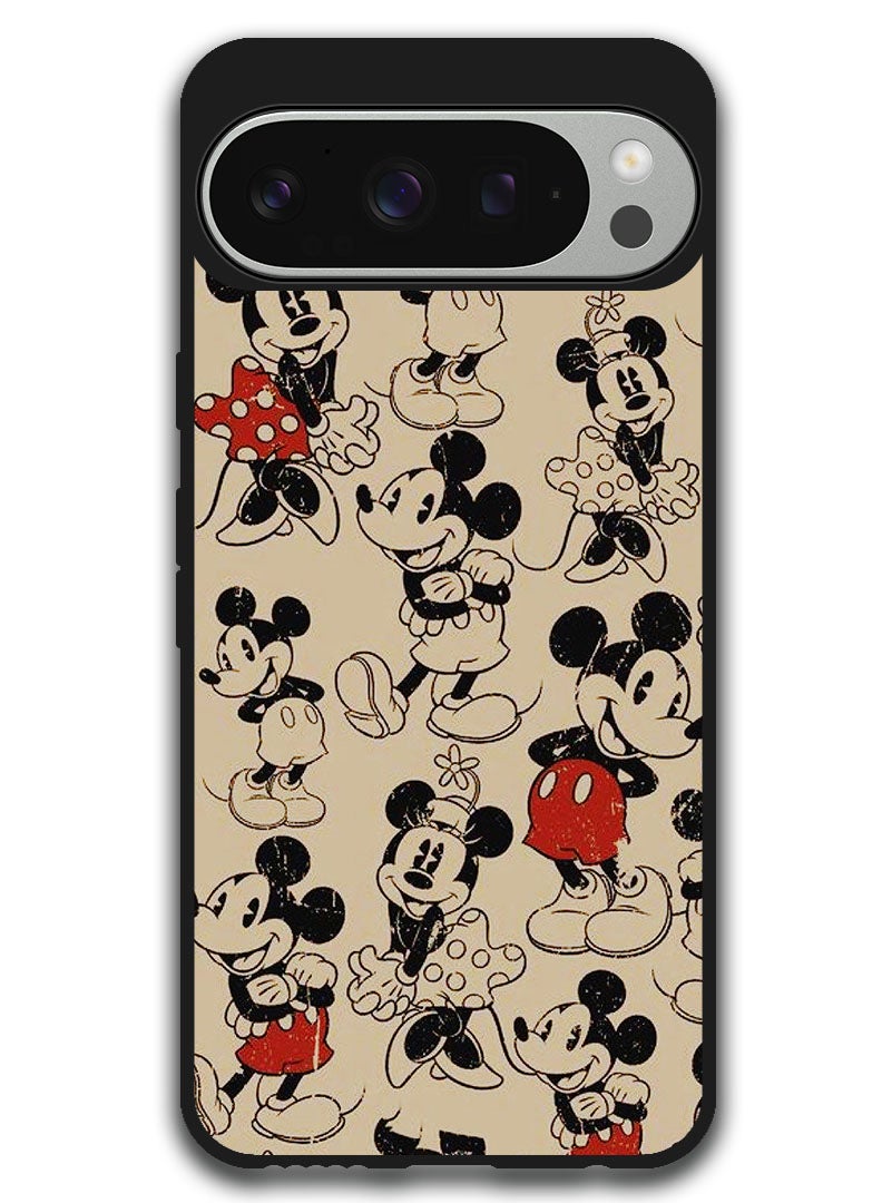 Theodor Protective Case Anti Scratch Shock Proof Bumper Cover For Google Pixel 9 Pro XL Mickey (3) - Image 1