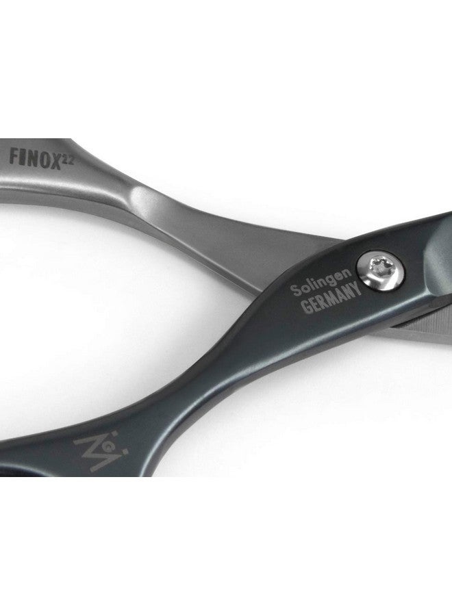 GERmanikure Professional Nail Cutter Scissors - Self-Sharpening Finox22 Titanium Coated Stainless Steel Manicure Tools In Leather Case - Ethically Made In Solingen Germany - 2704 - Image 3