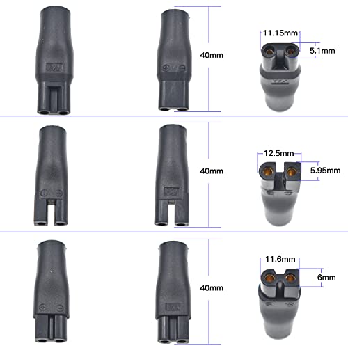BOEEA 8 PCS Power Cord 5V Replacement Charger USB adapter Suitable for Hair Clippers, Beard trimmers, Shavers, Beauty Instruments, Desk Lamps, Purifiers. - Image 4