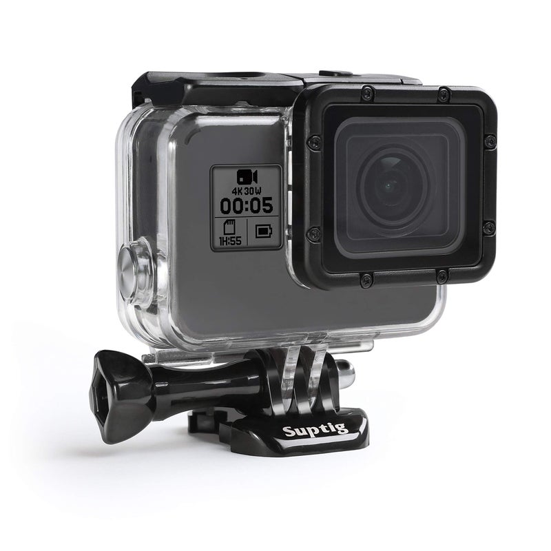 Suptig Case Housing Waterproof Case for Gopro Hero 7 Black Gopro Hero 5 Gopro Hero 6 Gopro Hero 2018 Action Camera Waterproof 147ft(45Meters) - Image 1