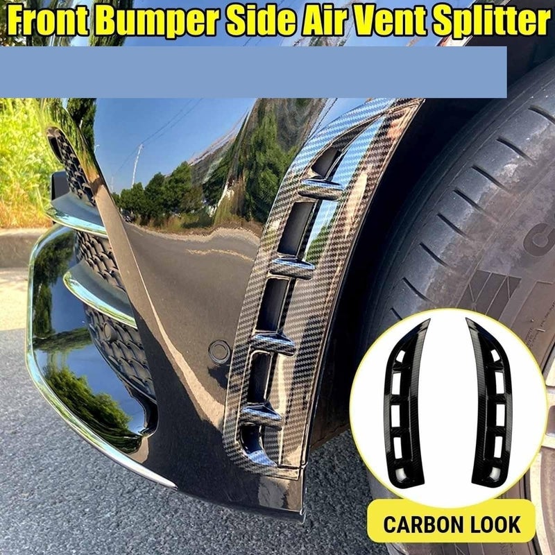 DEMULAX Front Bumper Side Air Vent Splitter Spoiler for Mercedes - Image 3
