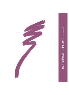 SUGAR Cosmetics SUGAR Cosmetics Matte As Hell Crayon Lipstick - 15 Stephanie Plum (Plum Mauve) with Sharpener Highly Pigmented, Creamy Texture, Long Lasting Matte Finish  - Image 2
