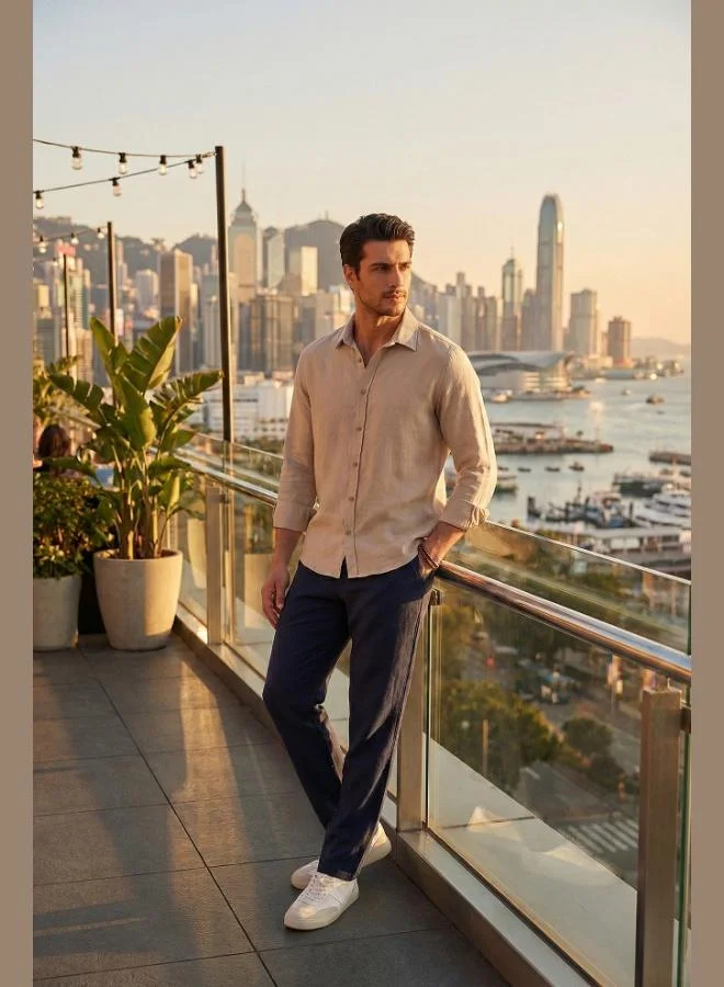 Buratti Buratti Regular Fit Normal Waist Straight Leg Trousers Men's PANTS 6689255