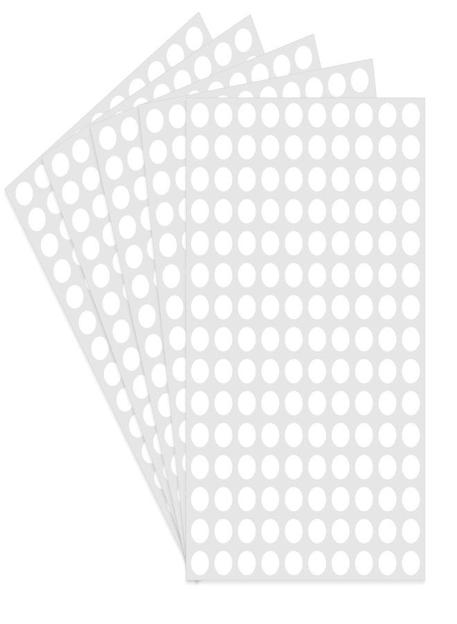 Starboling Dot Stickers - 3/8 Inch White Circle Labels, 3000pcs Self-Adhesive Writable Color Coding Round Labels for Office, Classroom, Garage Sale - Image 1