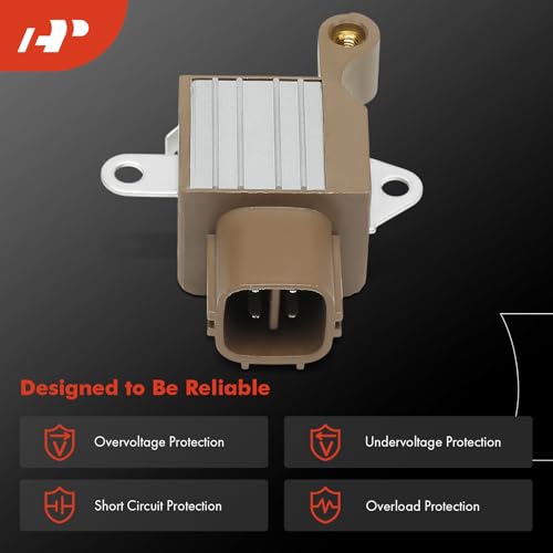 A-Premium Alternator Voltage Regulator Compatible with Toyota Camry, RAV4, Tacoma, Highlander, Tundra, 4Runner, Avalon, Venza, FJ Cruiser & Lexus ES350, GS300, GS350, IS250, IS350, B-Circuit 14.3 Vset - Image 4