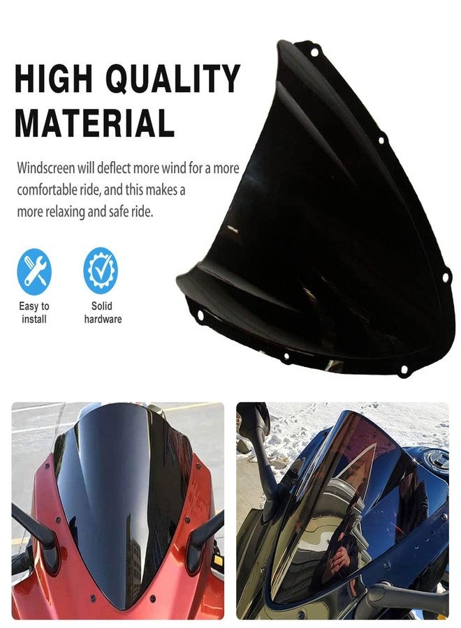 GZYF Black Windscreen Windshield For Suzuki GSXR600 GSXR750 2008-2010 K8 - Image 2