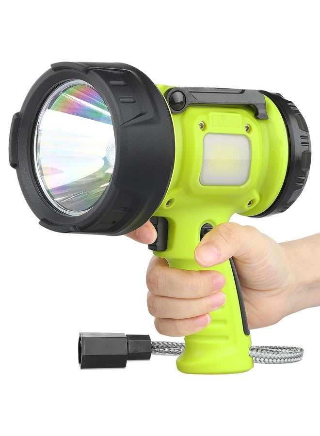 WENFENG Rechargeable Spotlight Flashlight with 1000,000 High Lumen LED, Waterproof Handheld Bright Outdoor Spot Light Searchlight for Boating, Camping - Image 1