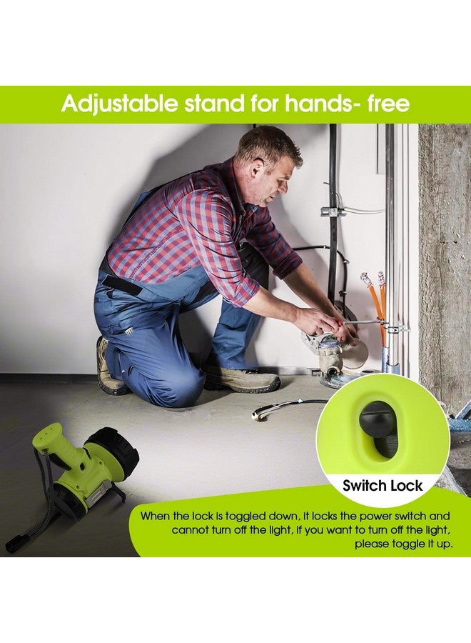 WENFENG Rechargeable Spotlight Flashlight with 1000,000 High Lumen LED, Waterproof Handheld Bright Outdoor Spot Light Searchlight for Boating, Camping - Image 3