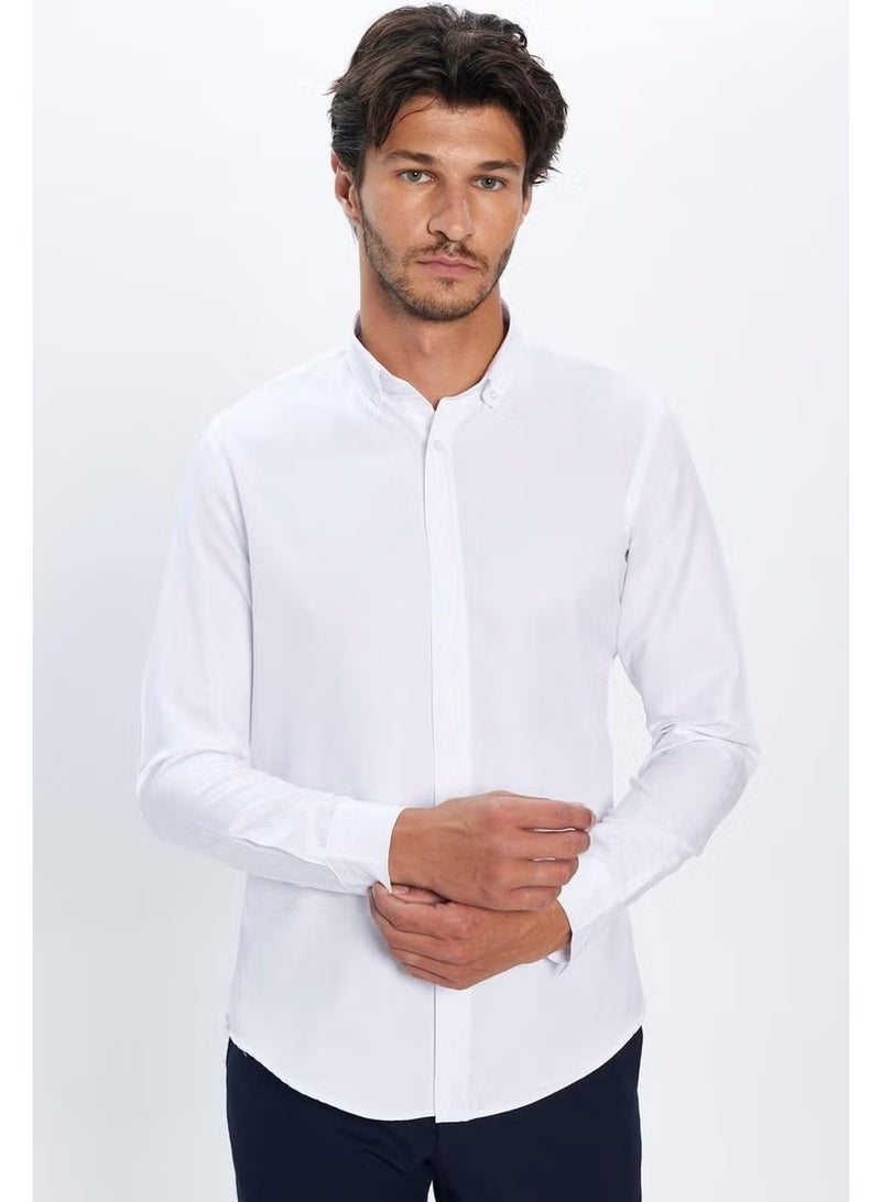 Tudors Slim Fit White Men's Shirt - Image 1