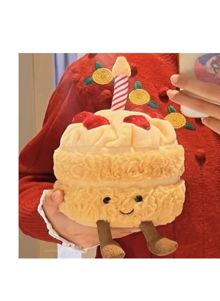 Singing Birthday Cake Music Doll Cute Plush Toy Birthday Gift - Image 3