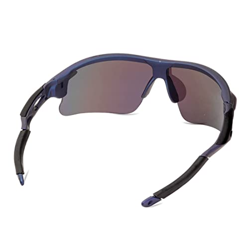 Dark Wost Sports Men Sunglasses Cycling Riding UV Protected 400 Cricket Goggles Bike Recing Sun Glasses UV Protected Sunlight Protection (BLUE),Larg - Image 4