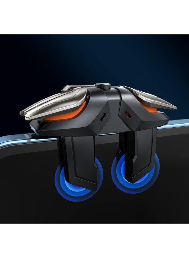 وحدة تحكم ألعاب الكمبيوتر الرقمية عصا التحكم لأجهزة الكمبيوتر التي تعمل بنظام Windows 7/8/10 وظيفة الاهتزاز 8 اتجاهات D-pad 12 أزرار إطلاق النار - لون المنتج: JS65 ستة أصابع عالية التردد - Image 5