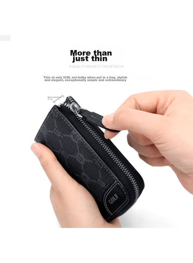 Golf Multi-card Holder Wallet For Men, Bank Card Holder, Coin Purse, Card Case, Business Card Holder, Gift Box Set, Gift For Boyfriend - Image 3