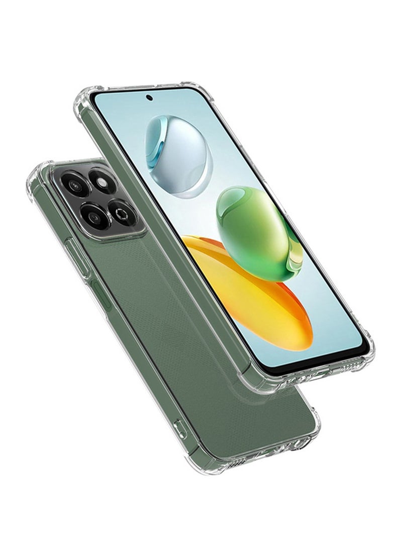 يوك - غطاء حماية مقاوم للصدمات من مادة TPU لهاتف Honor X7c 4G شفاف - Image 1