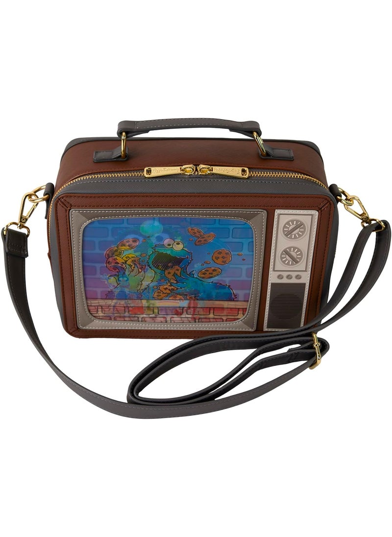 Loungefly Loungefly Sesame Street Lenticular Retro TV Crossbody Bag Sesame Street Accessories  - Image 5
