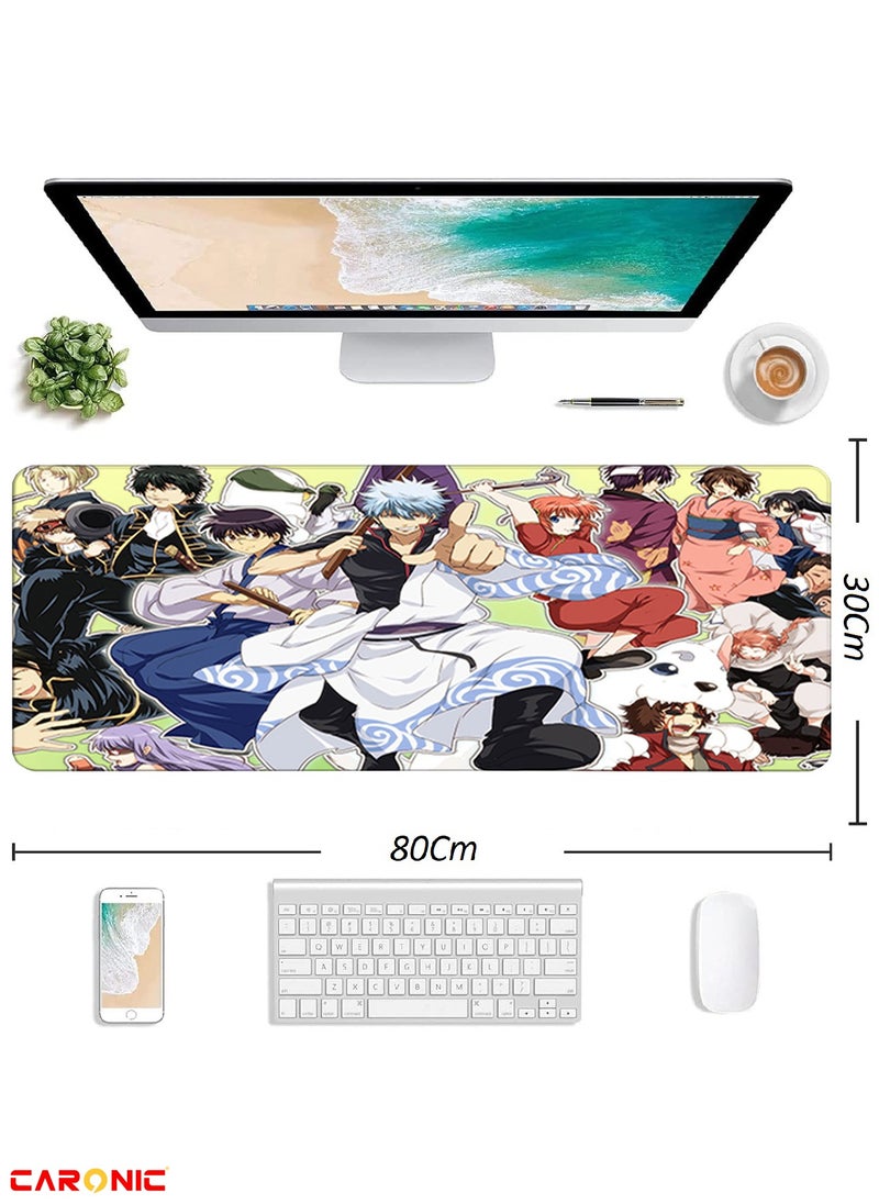 CARONIC - Large Gaming Mouse Pad with Superior Micro Weave Cloth Extended Desk Mousepad with Stitched Edges Non-Slip Base Water Resist Keyboard Pad For Gamer And Office Home Carl M1504 - Image 1