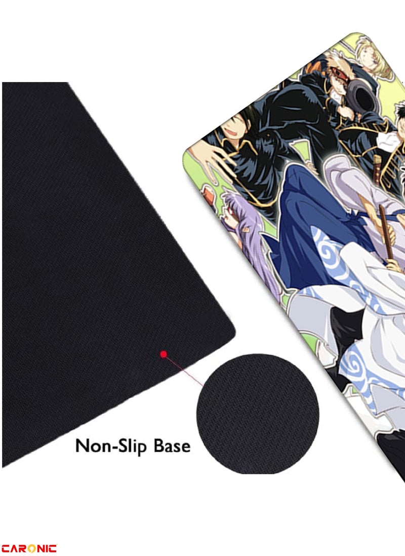 CARONIC - Large Gaming Mouse Pad with Superior Micro Weave Cloth Extended Desk Mousepad with Stitched Edges Non-Slip Base Water Resist Keyboard Pad For Gamer And Office Home Carl M1504 - Image 1