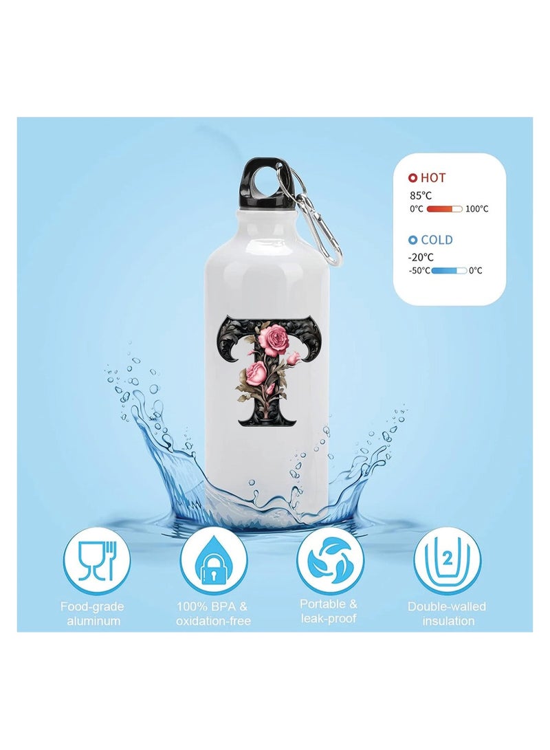 برينت شوب فور مي قارورة مياه مطبوعة بحروف أولية - حافظ على رطوبة جسمك بأناقة مع الإصدار المحدود من قارورة ماء مطبوعة بحروف أولية - هدية أنيقة لعيد الميلاد - للأصدقاء والعائلة - Image 4