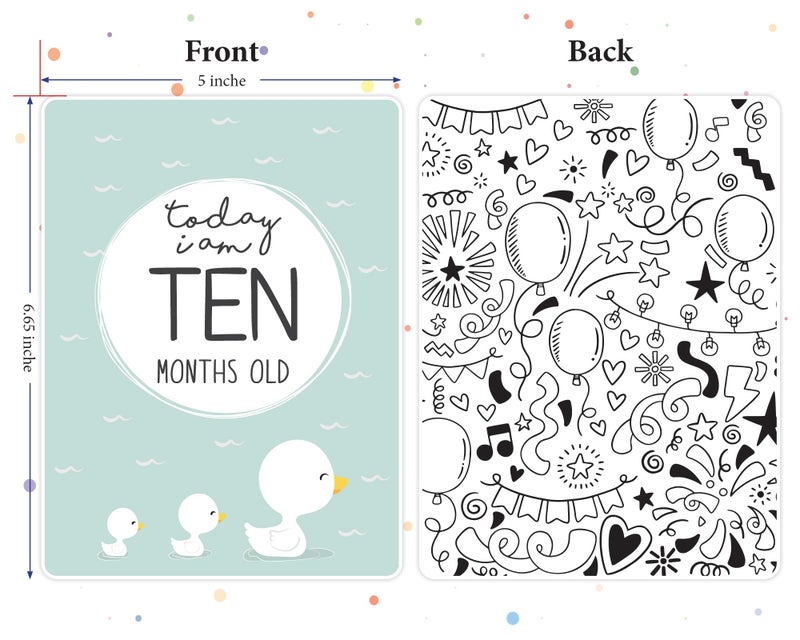 Popcorn Games & Puzzles Popcorn Flash Card for Baby 0-12 Months miletone Cards for Kid new Born Kids Pack of 28 Double Side Cards - Image 4