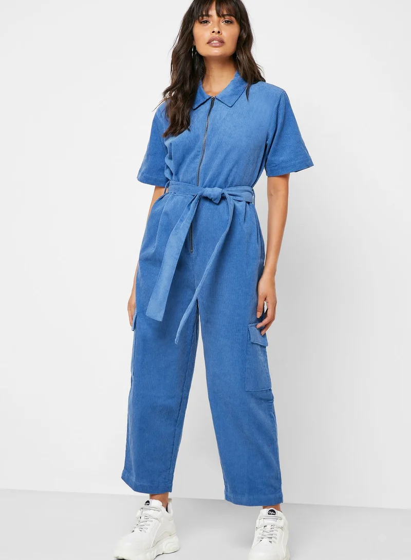 Native Youth Cord Utility Jumpsuit