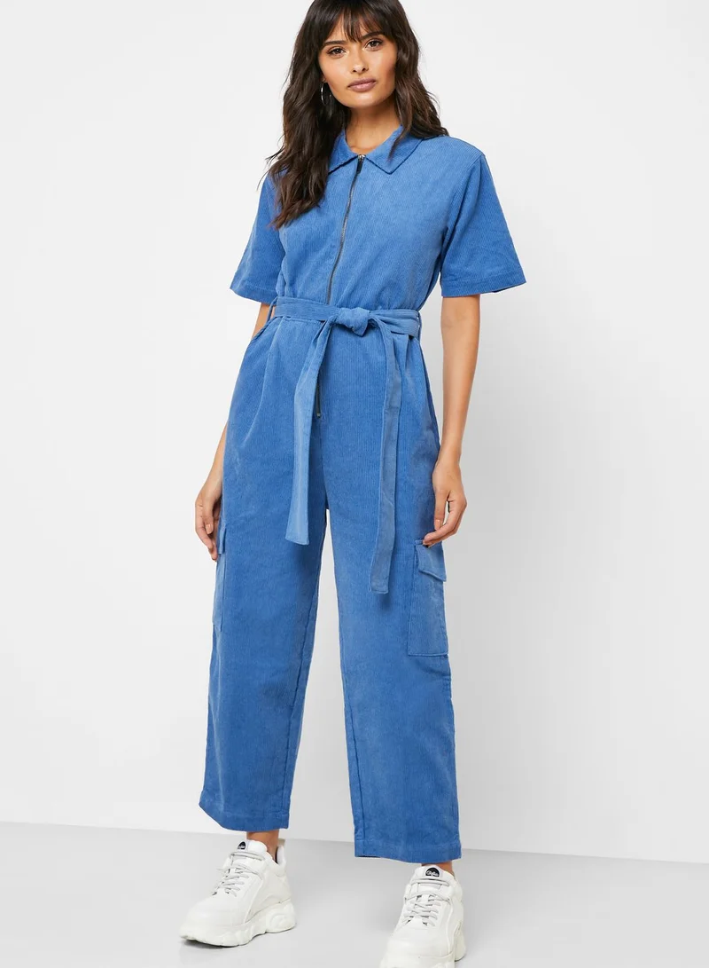 Native Youth Cord Utility Jumpsuit