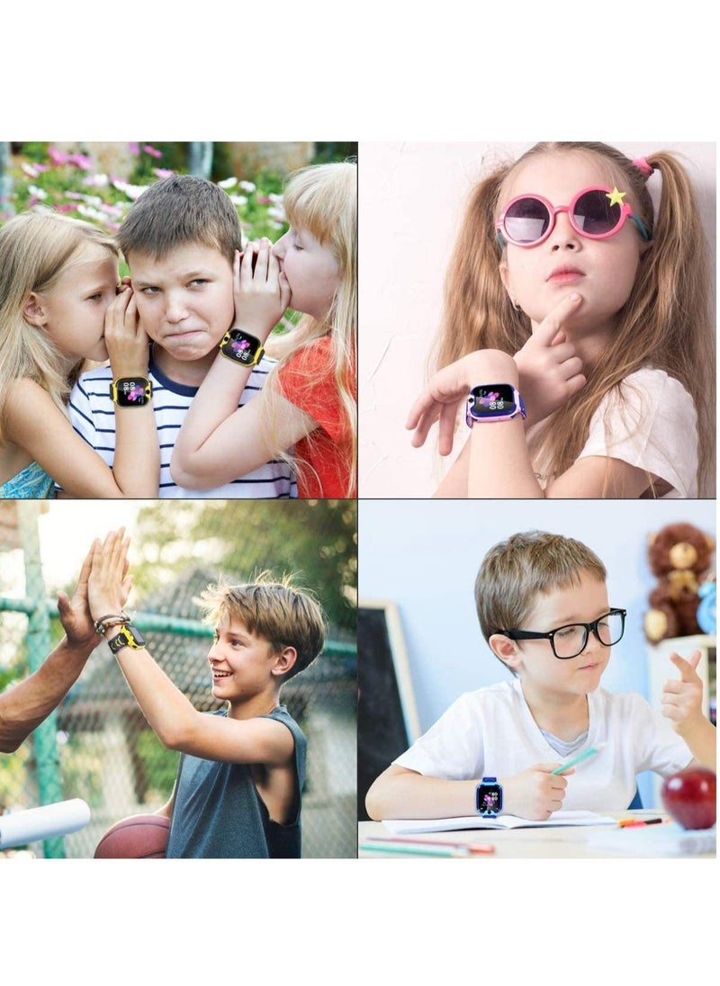 Generic - Kids Smart Watch for Boys and Girls, Kids' Watches with Games, 1.54-inch HD Touch Screen Smartwatch for Children with SOS Call Camera Music Player Game Alarm (Pink) - Image 1