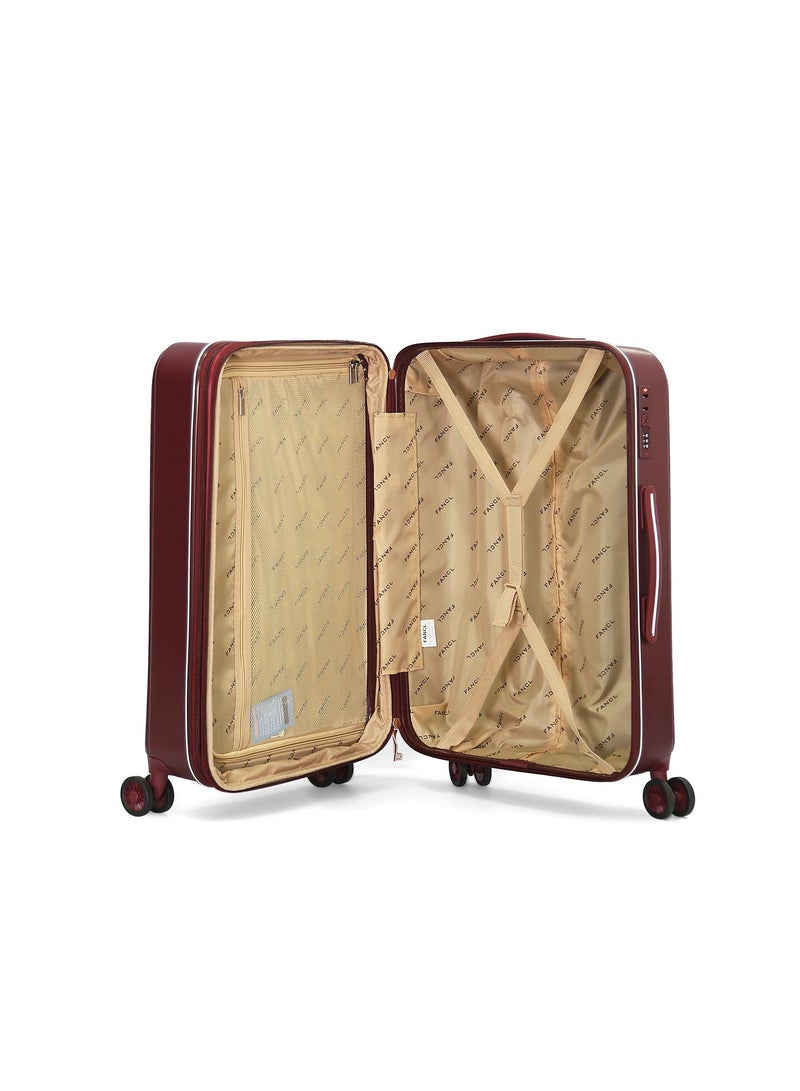 Fancl مجموعة حقائب سفر فانكل هاردشيل مكونة من 4 قطع، لون عنابي - Image 4