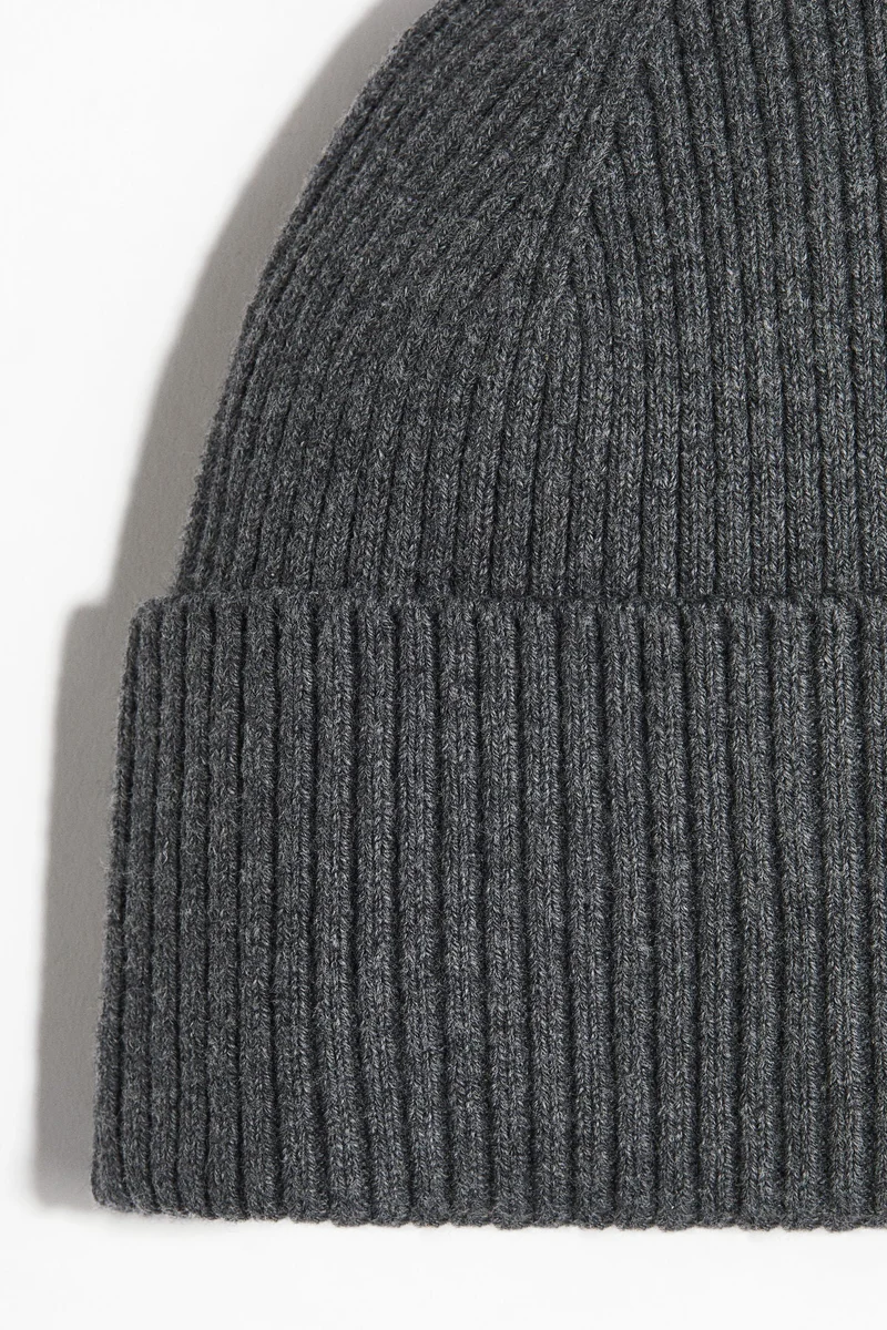 H&M  Rib-knit hat for Men | Best Price UAE