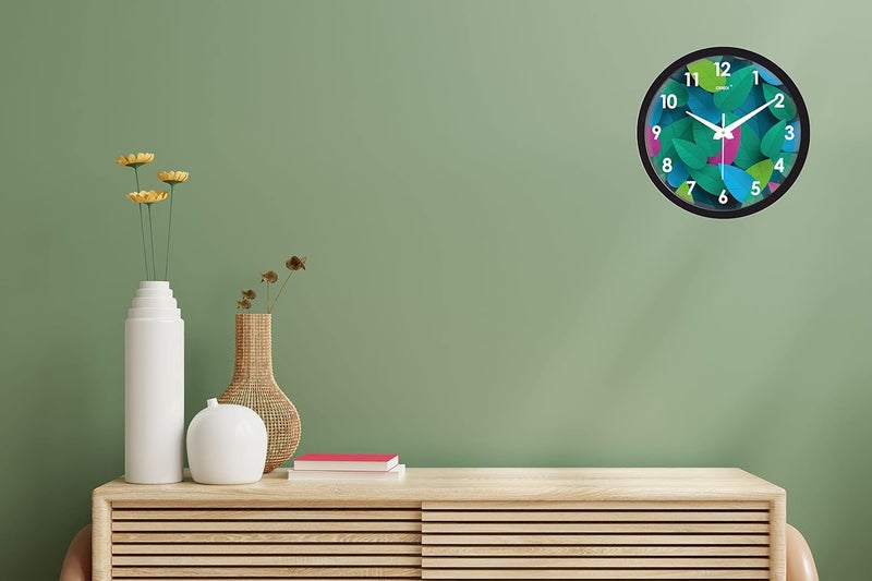 OREX Plastic Wall Clock for Home Bedroom Office Livingroom (30 cm x 30cm x 4 cm) - OC-003B - Image 4