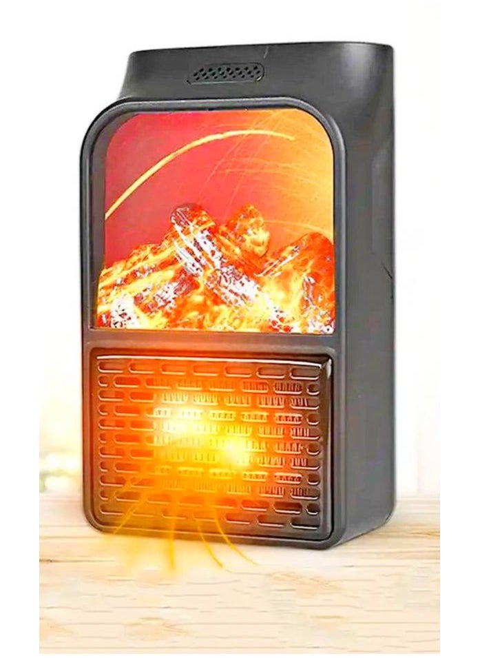 Generic - Wall Fan Heater with LED Display and Remote Control - Image 1