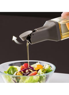 2 pieces Kitchen Cooking Olive Oil Dispenser Bottle, Auto Flip Glass Vinegar Cruet Set, Leak Proof Condiment Storage Container with Non, drip Spout, Non slip Bottom 17oz, 500ml - pzsku/Z3C5732CD1AF950E28315Z/45/_/1726640316/399eab0d-030e-4a00-af8b-abfb2e1e3c59