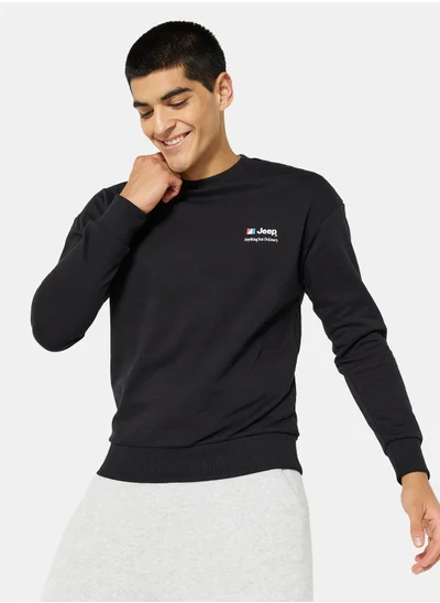 جاك اند جونز Jeep Long Sleeve Sweatshirt