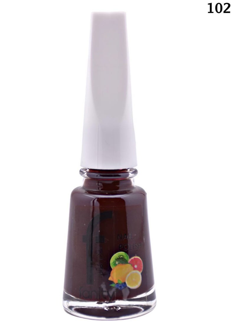 فانيتي طلاء أظافر – درجة 102 + مزيل طلاء أظافر مجاني - Image 1