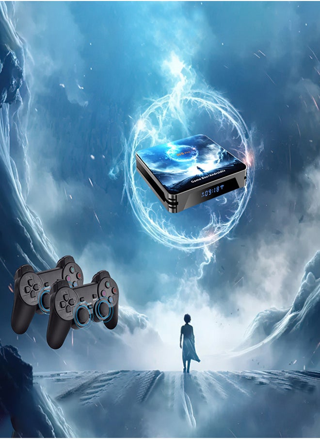 صندوق ألعاب فيديو تلفزيوني ذكي 4K ذكي 4K، جهاز ألعاب فيديو 36000 لعبة 64 جيجابايت 64 جيجابايت جهاز تحكم ألعاب كلاسيكي كلاسيكي 2.4G لاسلكي